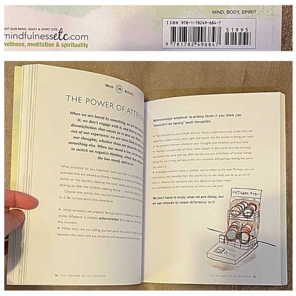 NEW A YEAR OF LIVING MINDFULLY Book Weekly Mindfulness Meditation Guide Activity - Picture 5 of 10